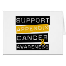 SUPPORT Appendix Cancer Awareness Cards
