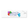 Support Autism Find a Cure Bumper Sticker