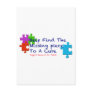 Support Autism Find a Cure Post Cards
