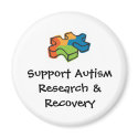 Support Autism Research & Recovery magnets