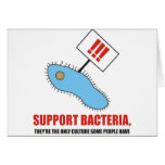 Support bacteria cards