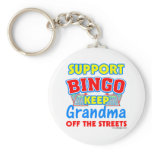 Support Bingo Grandma keychains