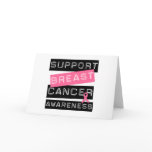 Support Breast Cancer Awareness cards