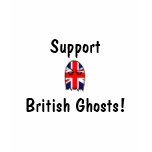 Support British Ghosts t-shirts