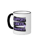 Support Cancer Awareness Grunge mugs