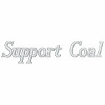 Support Coal embroidered shirts