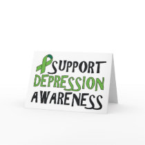 Support Depression Awareness Cards