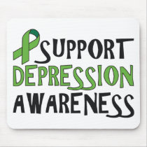Support Depression Awareness Mouse Pad
