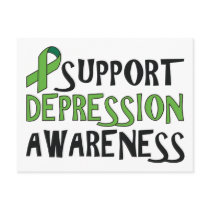 Support Depression Awareness Postcards