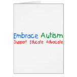 Support Educate Advocate Greeting Card
