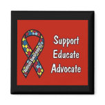 Support, Educate, Advocate Refrigerator Magnets