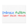 Support Educate Advocate Postcard