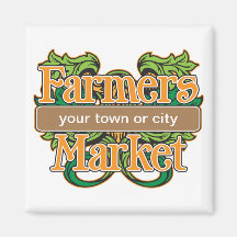Support Farmers Market Magnet