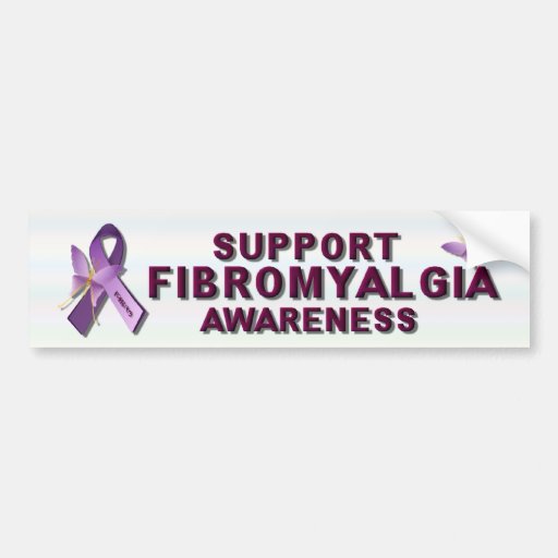 Support Fibromyalgia Awareness Day Bumper Stickers Zazzle