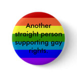 Support Gay Rights Pin
