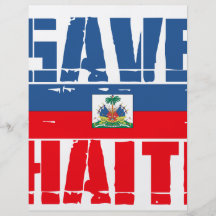 SUPPORT HAITI CUSTOM FLYER