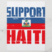 Support Haiti Full Color Flyer