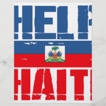 SUPPORT HAITI PERSONALIZED FLYER