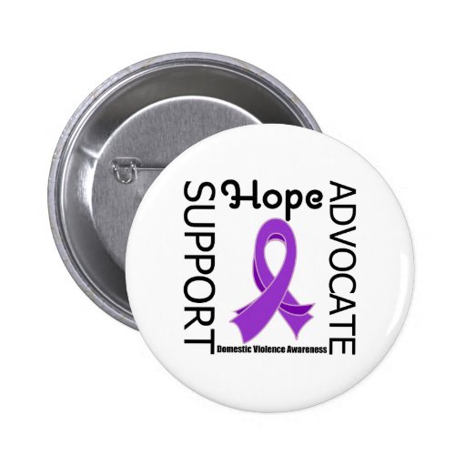 Support Hope Advocate Domestic Violence Pin
