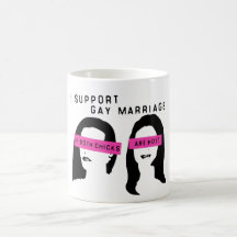 Support Hot Chicks Mugs