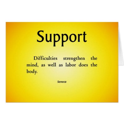 Support in Difficult Times Cards by inspiredbygenius