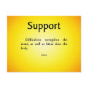 Support in Difficult Times postcards