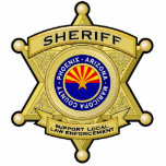Support Law Enforcement - Sheriff photo sculptures