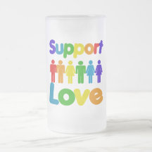 Support Love Coffee Mugs