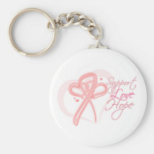Support Love Hope - Breast Cancer Key Chains