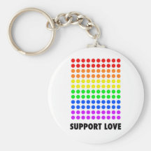 Support Love Keychains