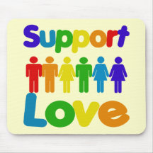 Support Love Mouse Mat