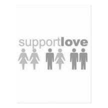 support-love post cards