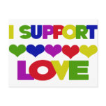 Support Love Postcard