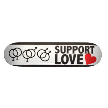 Support Love Skateboard