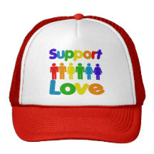Support Love Trucker Hat