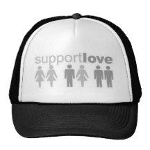 support-love trucker hats