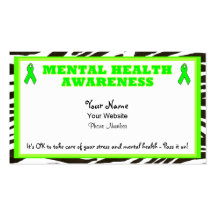 Support Mental Health Awareness Business Cards