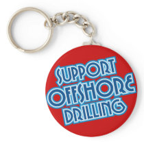Support Offshore Drilling Keychain