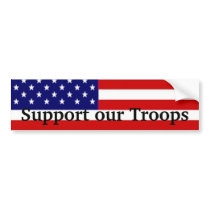 Support our Troops Bumper Sticker