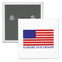Support Our Troops Button