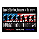 Support Our Troops Card