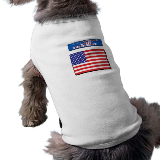 Support Our Troops Doggie Ribbed Tank Top Pet Shirt