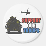Support Our Troops Fridge Magnet