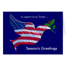 Support our Troops Holiday Card