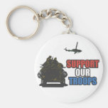 Support Our Troops Key Chain