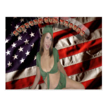 Support Our Troops Post Cards