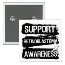 Support Retinoblastoma Awareness Grunge Pins