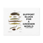 Support Slugs For A Greener World postcards