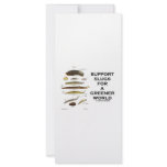 Support Slugs For A Greener World rack cards