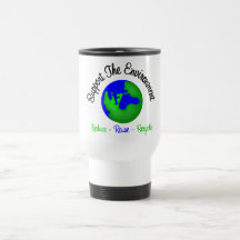 Support the Environment Reduce Reuse Recycle Coffee Mug